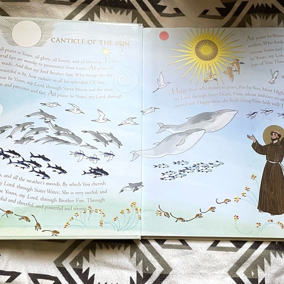 Saint Francis of Assisi Children’s Book By Demi Hardcover GUC - Picture 6 of 8